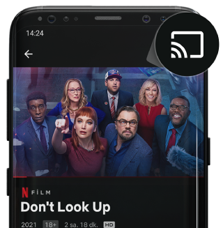 Chromecast example screen